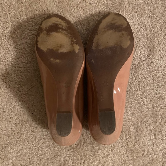 J.Crew Sylvia Patent Wedges in Nude - Picture 5 of 7